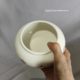 White Ruyi Cornucopia Ornaments with Lids, Yuanbao, Copper Coin Pattern, Ceramics, Cantonese, Decoration, Feng Shui