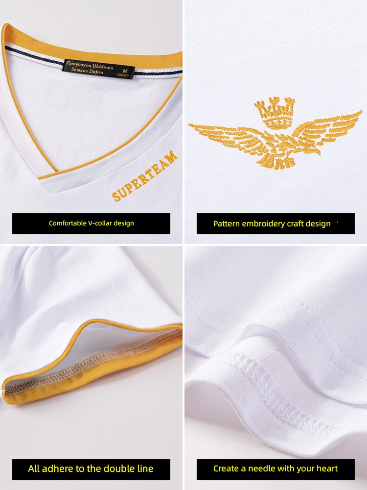 modal  2 piece man summer Ice feeling Short sleeve T-shirt