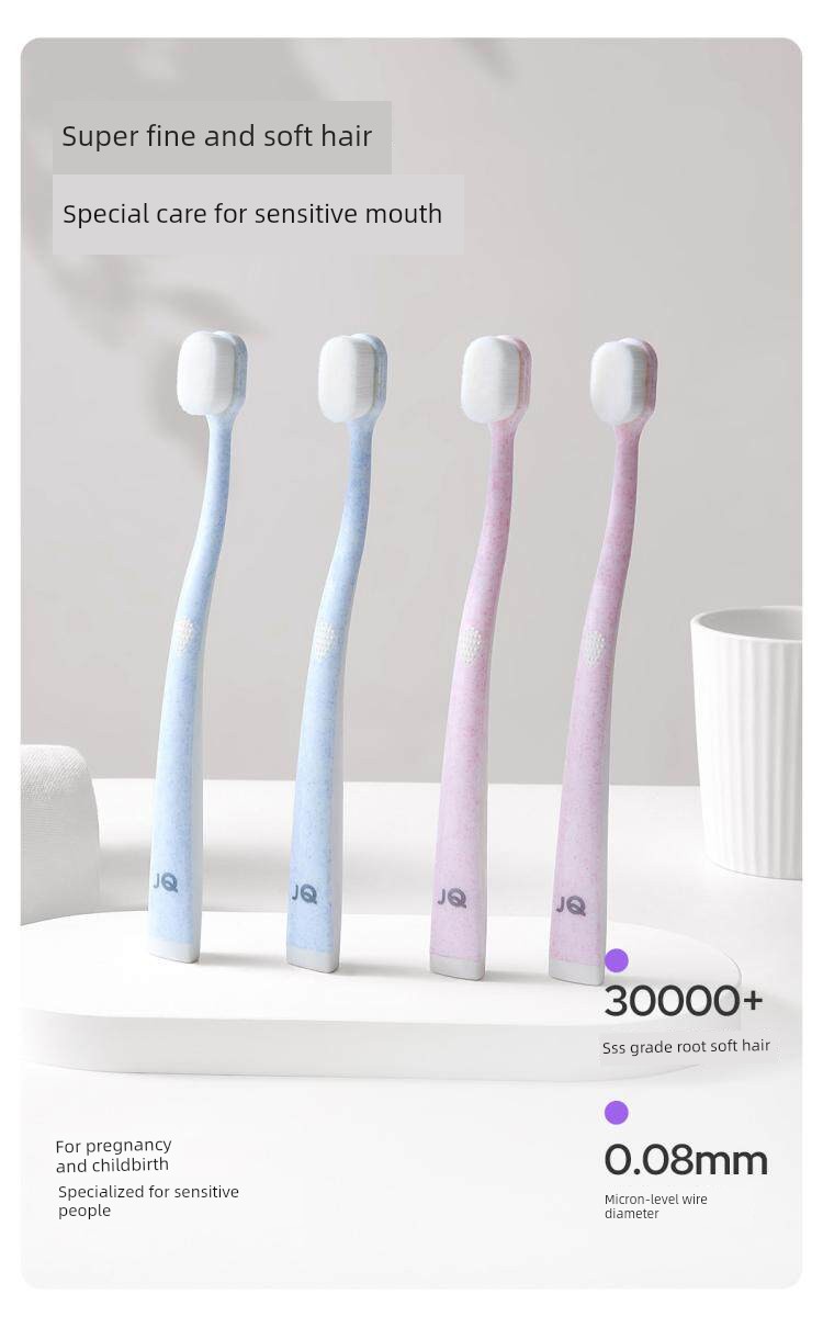 Jq Jingqi Postpartum Toothbrush with Fine Soft Bristles, Special Toothpaste for Pregnant Women before and after Delivery, Oral Care Products for Sensitive — 3