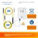 Jingchuang temperature and humidity recorder WIFI remote temperature and humidity meter mobile phone remote monitoring machine room leak alarm