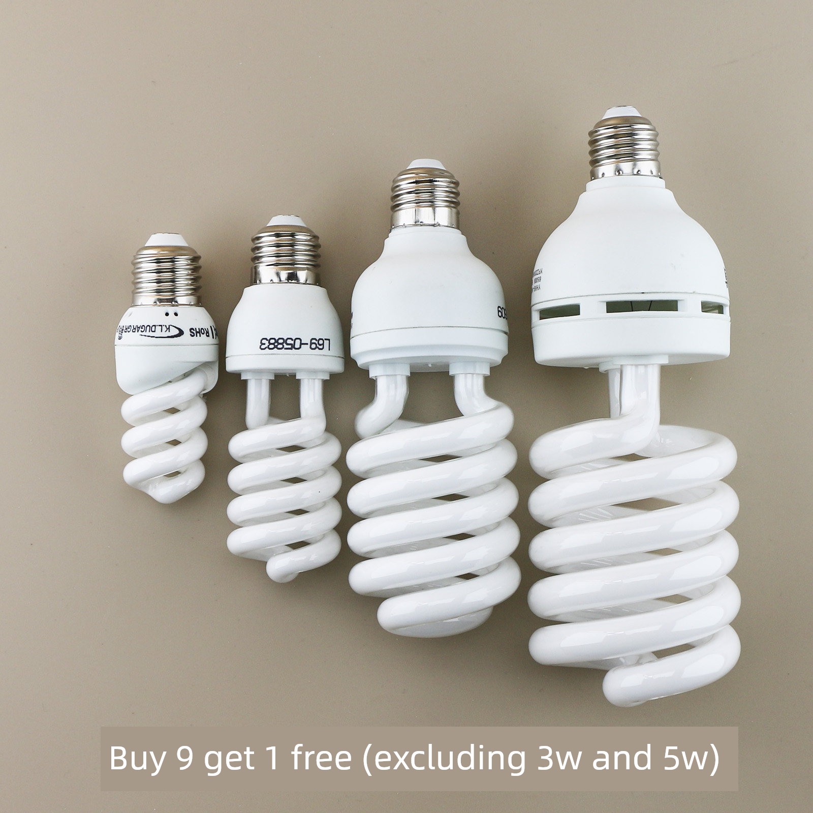 Spiral E27 Tricolor Fluorescent 105W Energy-Saving Bulb