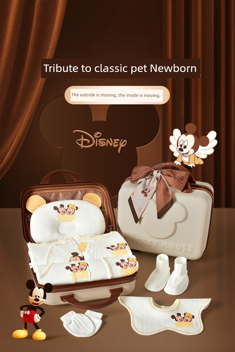 Disney Baby Gift Box Set Newborn Clothes Newborn Baby Full Moon Birth Meet Gift Supplies Upscale — 6