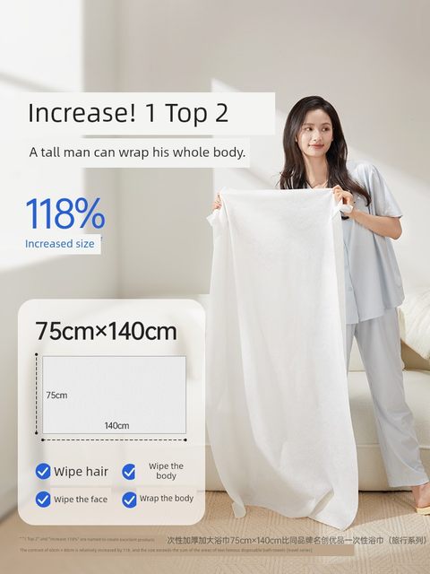 MINISO disposable bath towel towels, bed sheets, quilt covers, toilet mats, hotel bedding, four-piece set