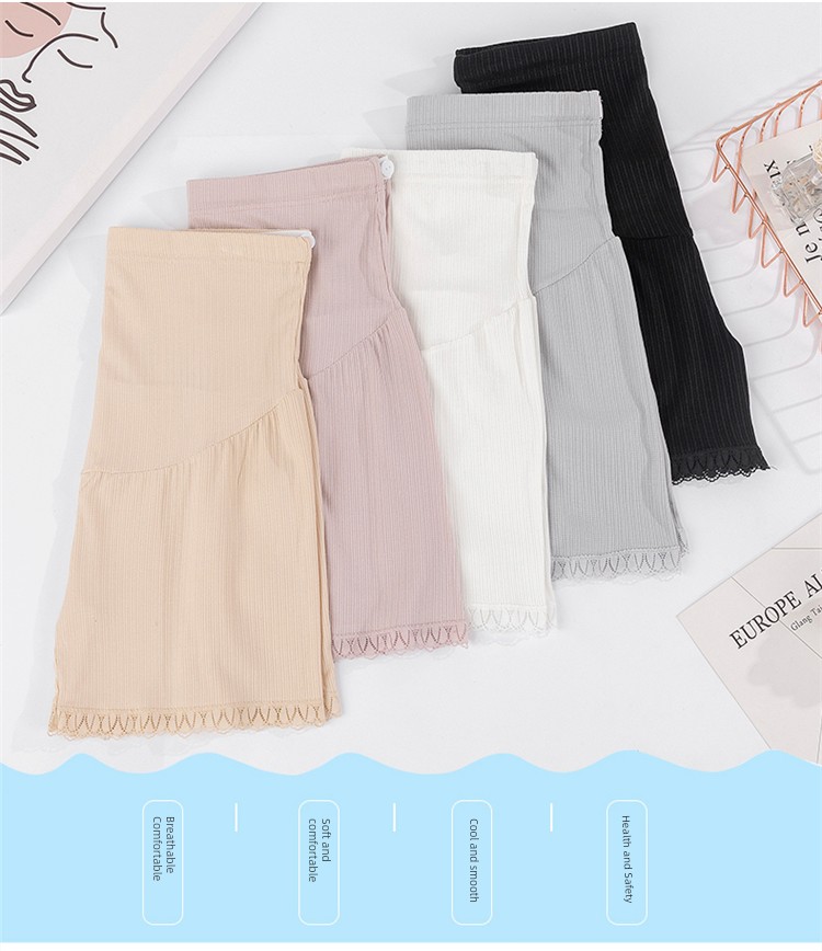 Extra Fat Fashion Tape Can Be Outwear Loose Short Pants Pregnant Women — 5