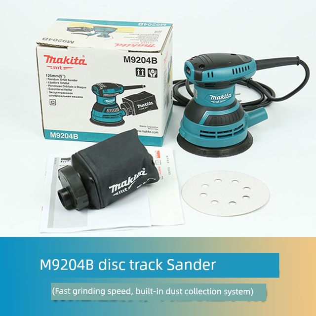Makita m9204 Sander grinder disc track disc small polishing machine woodworking electric tool
