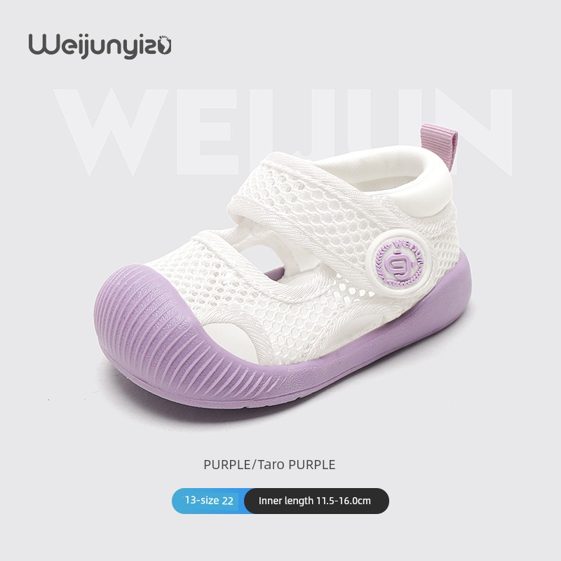 Baby Girl Summer Soft Bottom 3 Years Old Mesh Toddler Shoes — 3