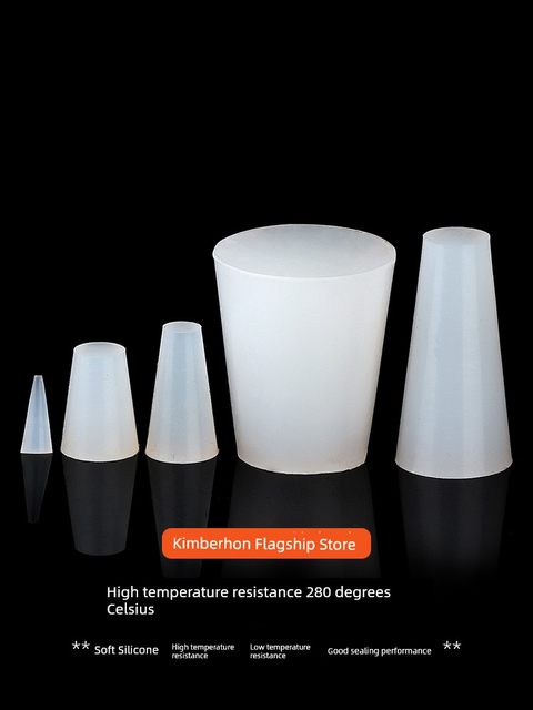 High temperature resistant conical silicone plug rubber hole plug plastic seal plug soft rubber nut thread plug