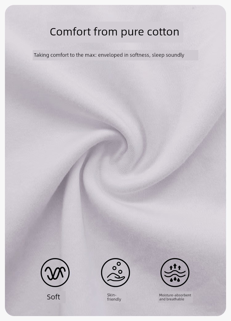 Hat with Chest Pad, Postpartum Clothing, Pure Cotton Nursing Pajamas, Postpartum Maternity Home Wear for Spring, Autumn, and Winter, Can Be Worn Outside — 6