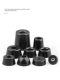 Round rubber foot mat shock absorbing furniture table and chair height enhancement base mute rubber instrument audio chassis foot mat