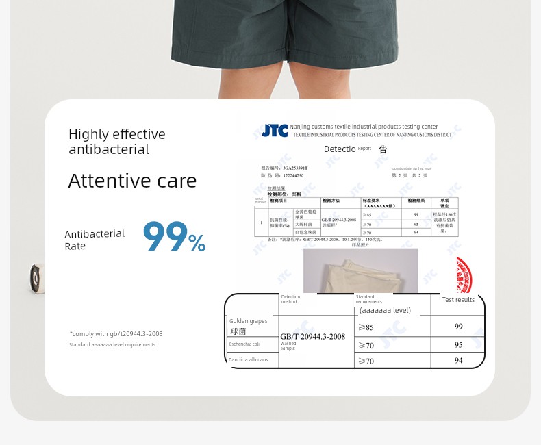 [7A Antibacterial Pure Cotton Cool Sensation] Qiqi Bear Baby Vest Set Summer Outfit Boys' Shorts Outdoor Children's Wear Sleeveless — 14