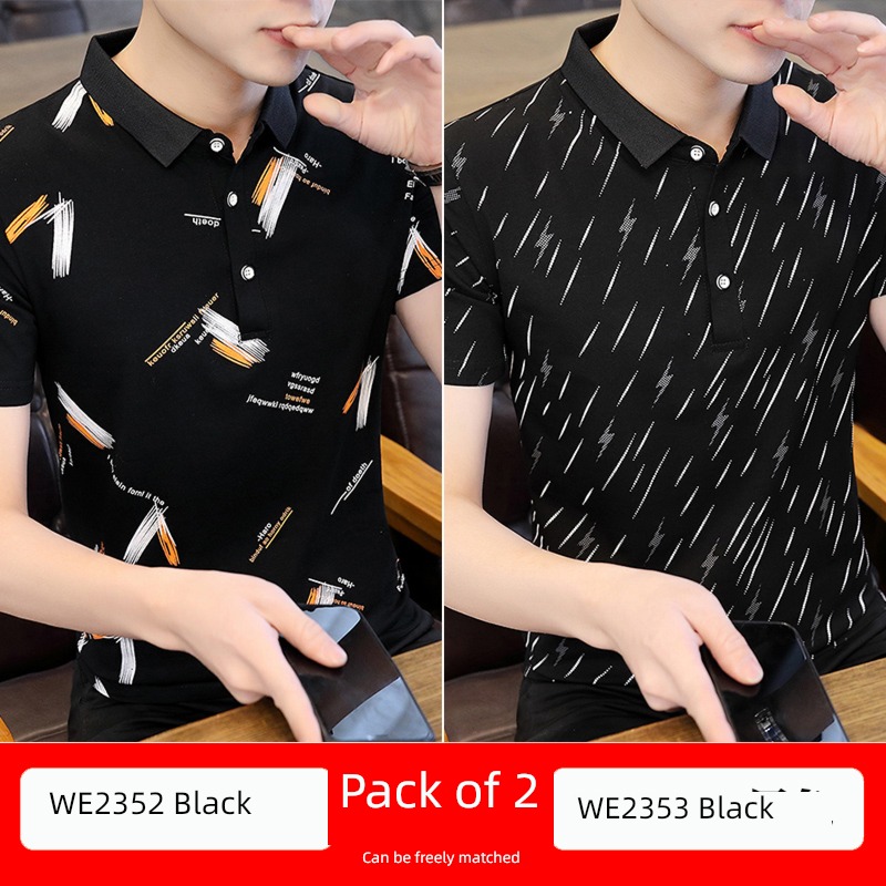 man Short sleeve Put on your clothes Body Collar Polo shirt