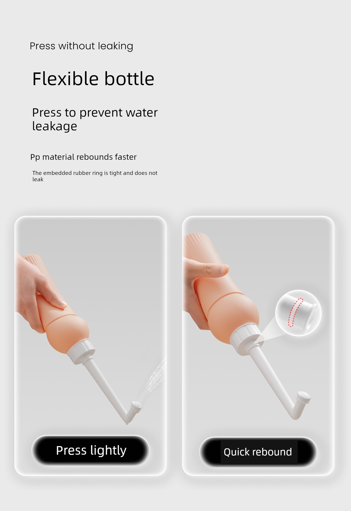 XENBEA Maternal Female Private Part Butt Anal External Washing Butt Portable Cleaning Device Washing Bottle Perineum Flusher — 10