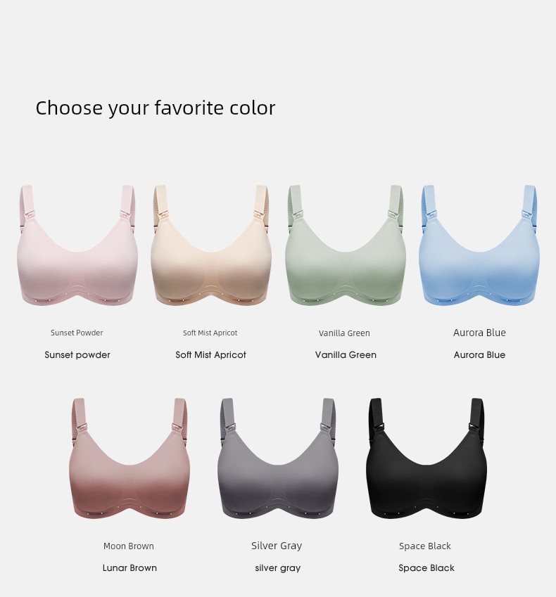 Qianxi Suspension Anti-Gravity Big Chest Special Maternity Breastfeeding Underwear Push up and Anti-Sagging Pregnancy Postpartum Max Bra — 26