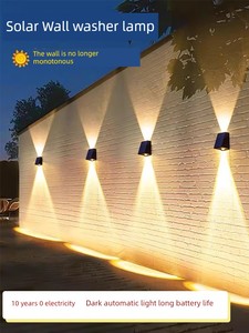 Solar Outdoor Light Courtyard Landscape Decorative Lamp House Balcony Garden Wall Outdoor Waterproof Wall Lamp Wall Wash