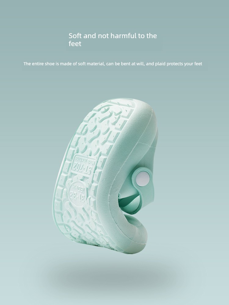 Jq Jingqi Children's Clogs Summer Indoor Non-Slip Shoes for Girls and Boys, Baby Bathing Special Closed-Toe Sandals — 3