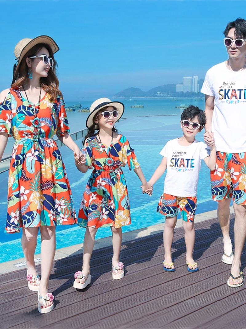 disoo Thailand beach Dress Couples dress summer wear