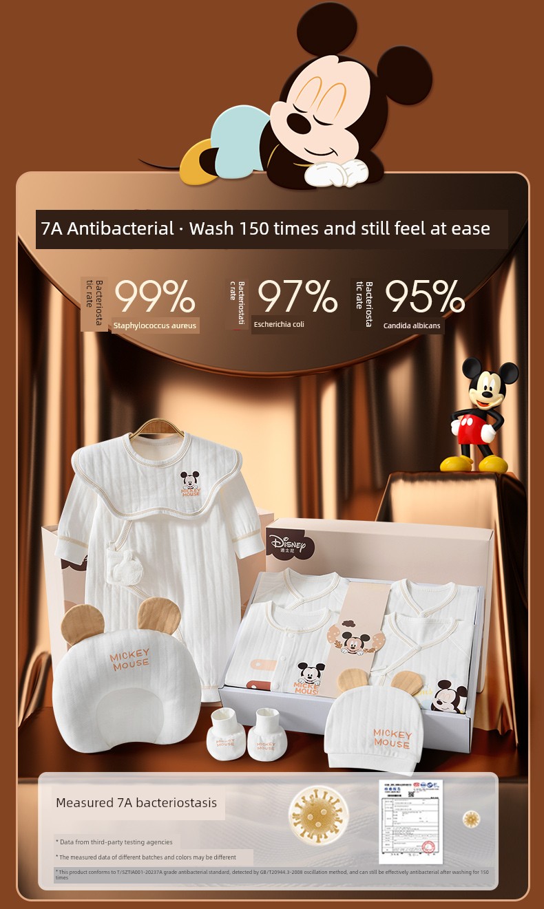 Disney Baby Clothes Gift Box, Newborn Baby Gift, High-End Practical Gift Set for Meeting the Baby — 4