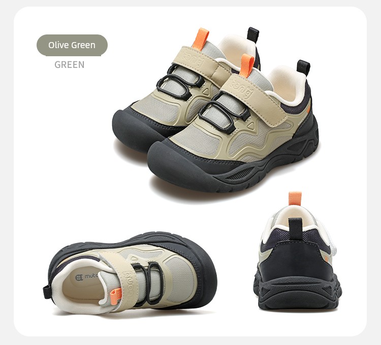 Children's Sports Shoes for Spring and Autumn, Boys' Hiking Shoes, Outdoor Walking Shoes for Toddlers, Breathable Mesh Girls' Running Shoes — 50