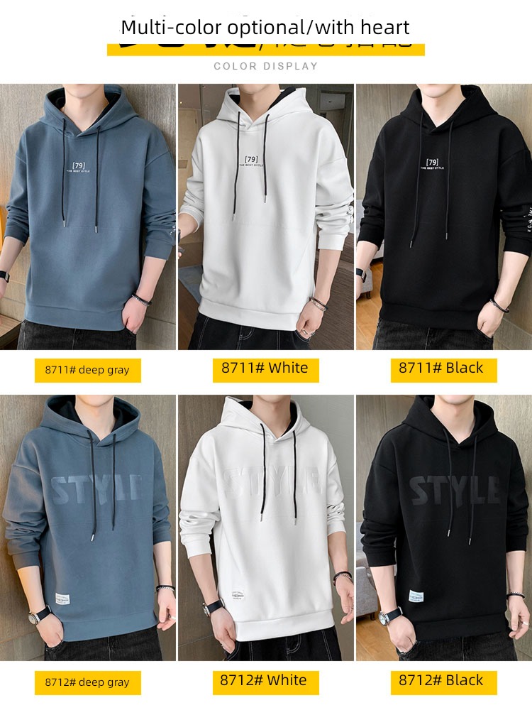 NGGGN Spring and Autumn ins Derong Hooded Sweater