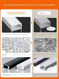 Surface-Mounted Ceiling Linear Light with Groove Corner Line-Shaped Light Embedded Strip Aluminum Groove Aluminum Alloy 
