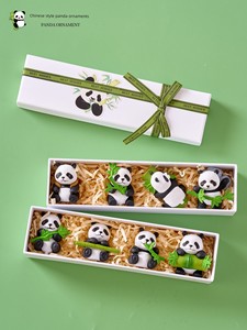 Chinese-Style Cultural and Creative Gifts, Chengdu Panda Figurines, Office Desk Ornaments, Souvenirs for Foreigners