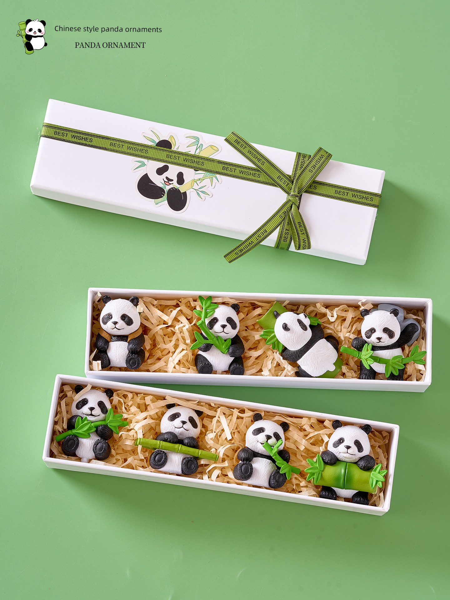 Chinese-Style Cultural and Creative Gifts, Chengdu Panda Figurines, Office Desk Ornaments, Souvenirs for Foreigners