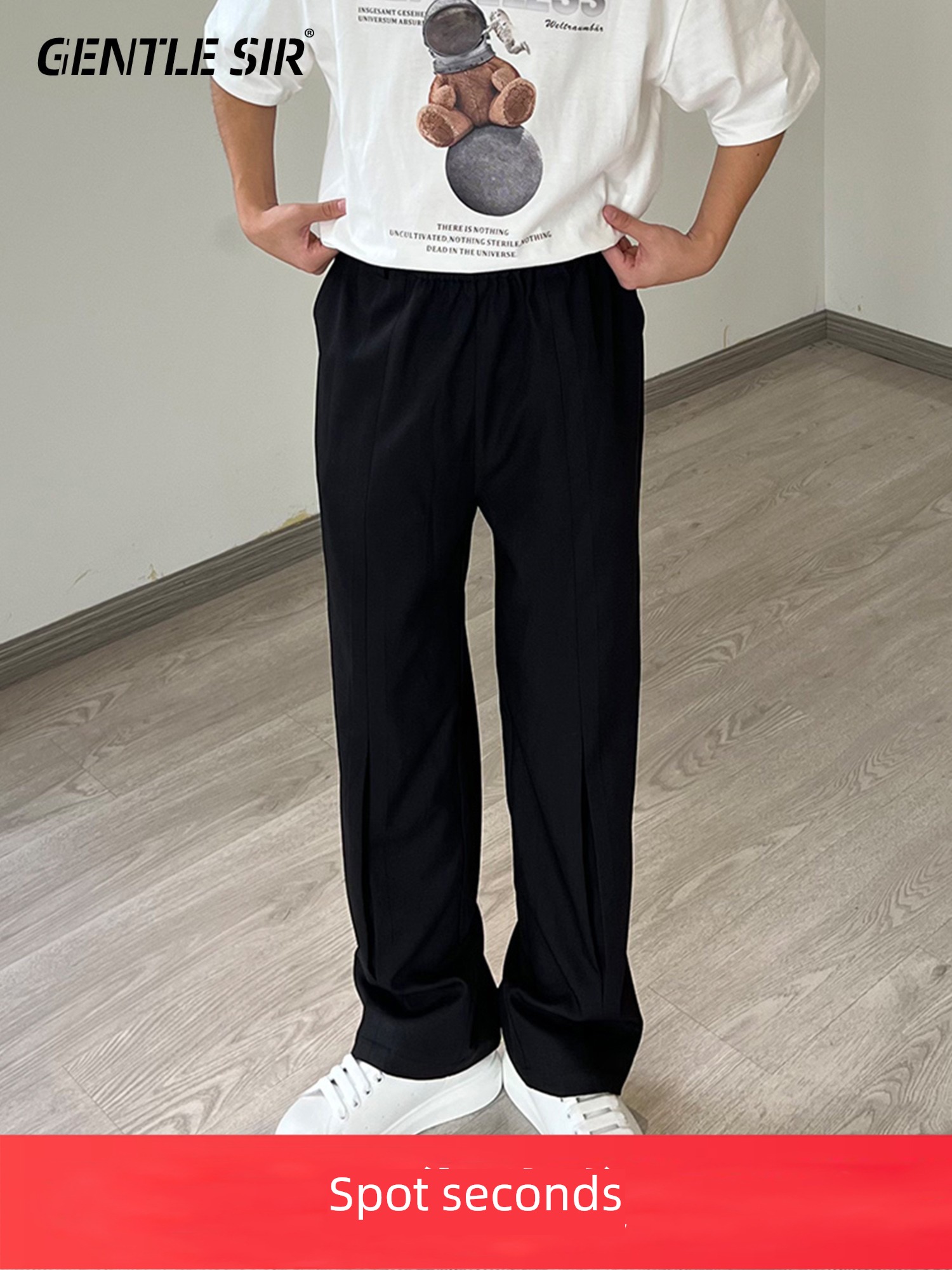 American style High street Sagging feeling spring leisure time Small trousers