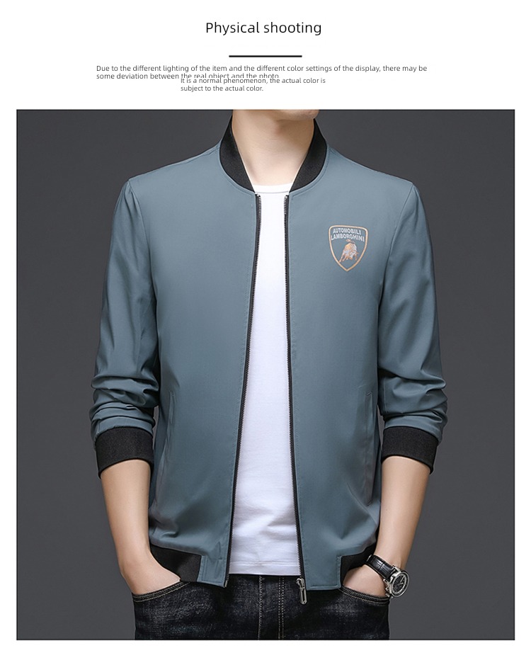 tide Spring and Autumn Thin money handsome mlb  man Jacket