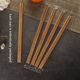 Disposable chopsticks convenient restaurant special bowls and chopsticks for home use commercial sanitary fast food carbonized bamboo wholesale paintless twins