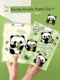 Acrylic board clip a4 folder high-value cartoon cute fixed board writing clip elementary school students school supplies exam writing board children student pad transparent girl test paper storage clip