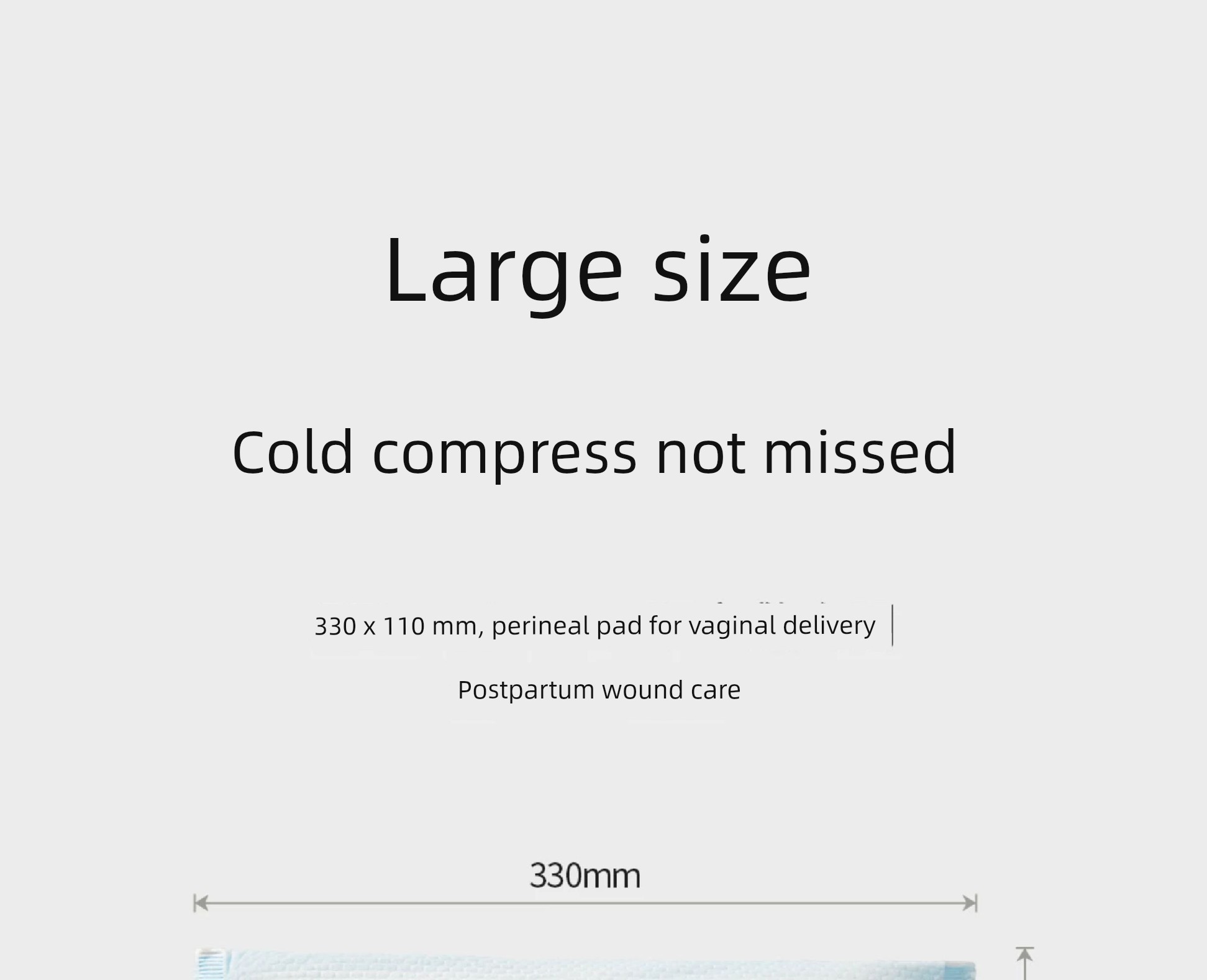 SCOORNEST Cold Compress Maternal Perineum Cold Compress Pad Postpartum Only Sanitary Napkin Pregnant Women Cesarean Delivery Ice Compress Ice Pad — 16