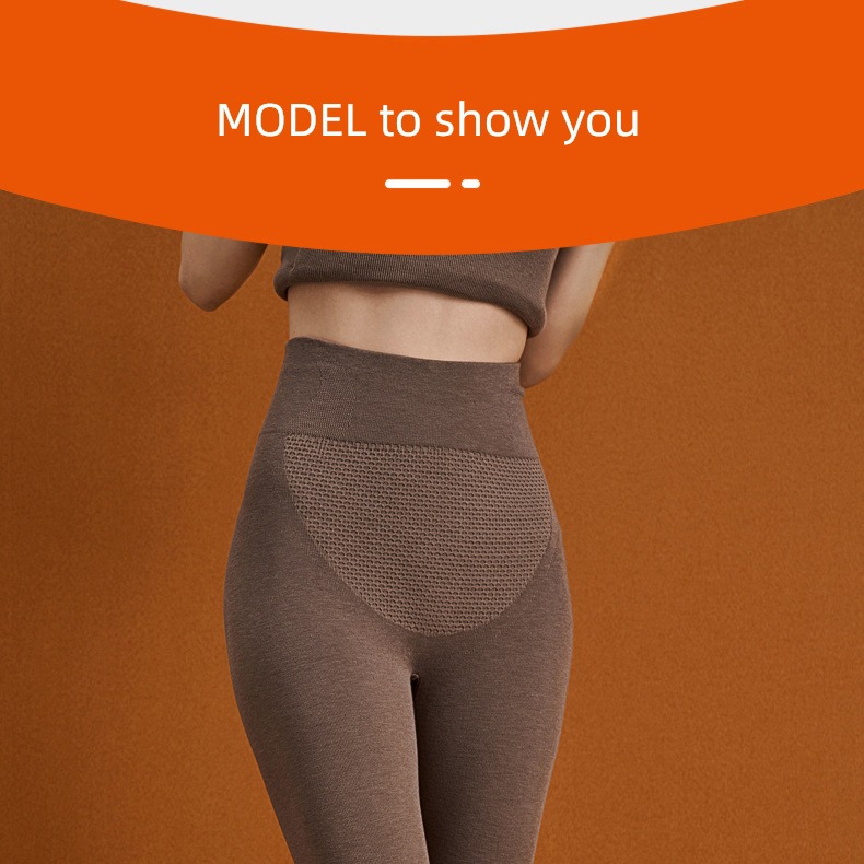 Autumn and winter Buttock lifting The abdomen Tight fitting wool Plush Leggings