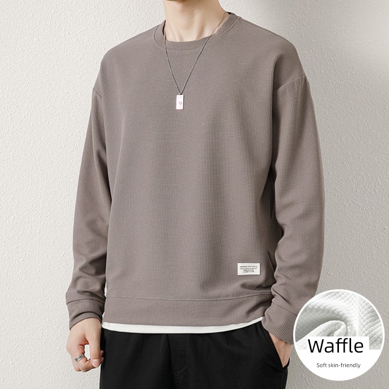 Wolfgang Round neck Condom leisure time spring and autumn Long sleeve T-shirt