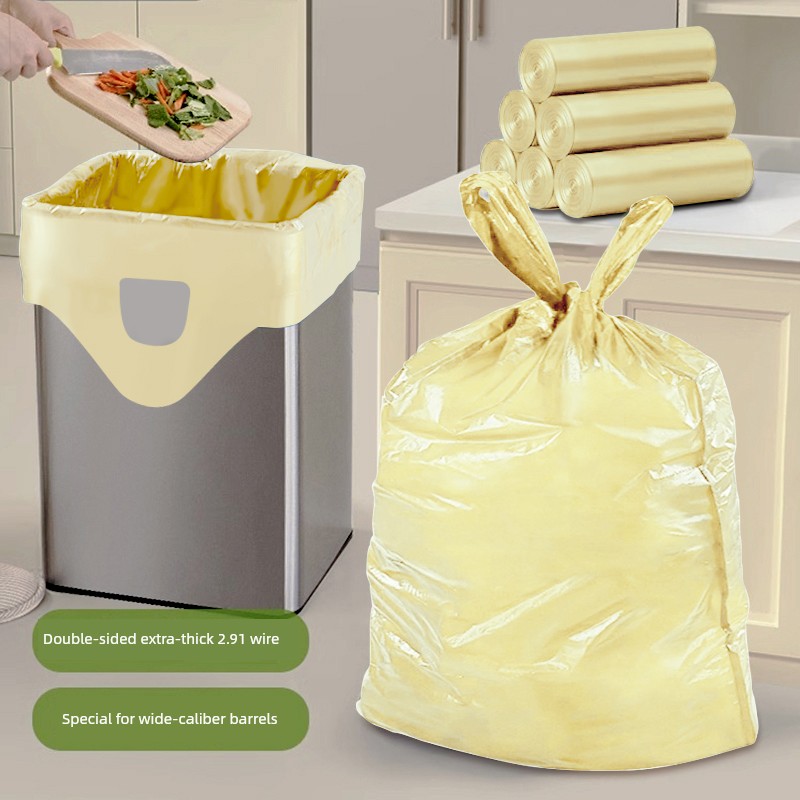 Zhang Ji Large Garbage Bag Large Kitchen Waste Thickened Portable For Home Extra Thick Extra Large Plastic Bag for Kitchen