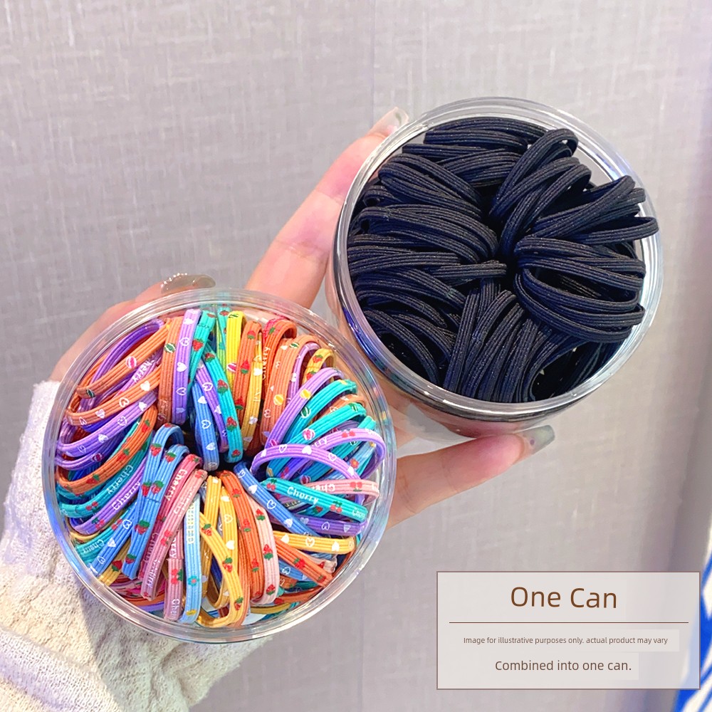 Children's Rubber Bands, High-Elasticity Hair Ties, Durable Hair Ropes with Good Elasticity, Girls' Hair Accessories That Don'T Damage Hair, Ponytail Hair — 6