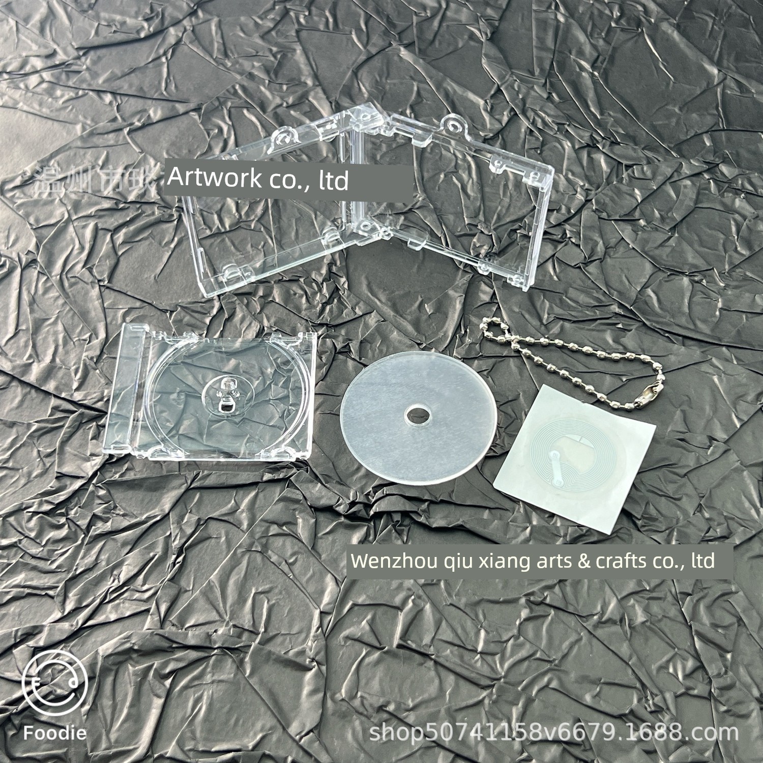 Creative Nfc Song Album Collection Box, Mini Cd Box Record Pendant Keychain, Custom Celebrity Album
