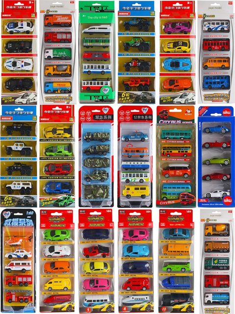 Fire special police ambulance sanitation bus military train simulation alloy car model toy gift