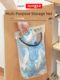 Japanese kitchen garbage bag storage artifact containing plastic bag wall-mounted large capacity cabinet door storage network for household use