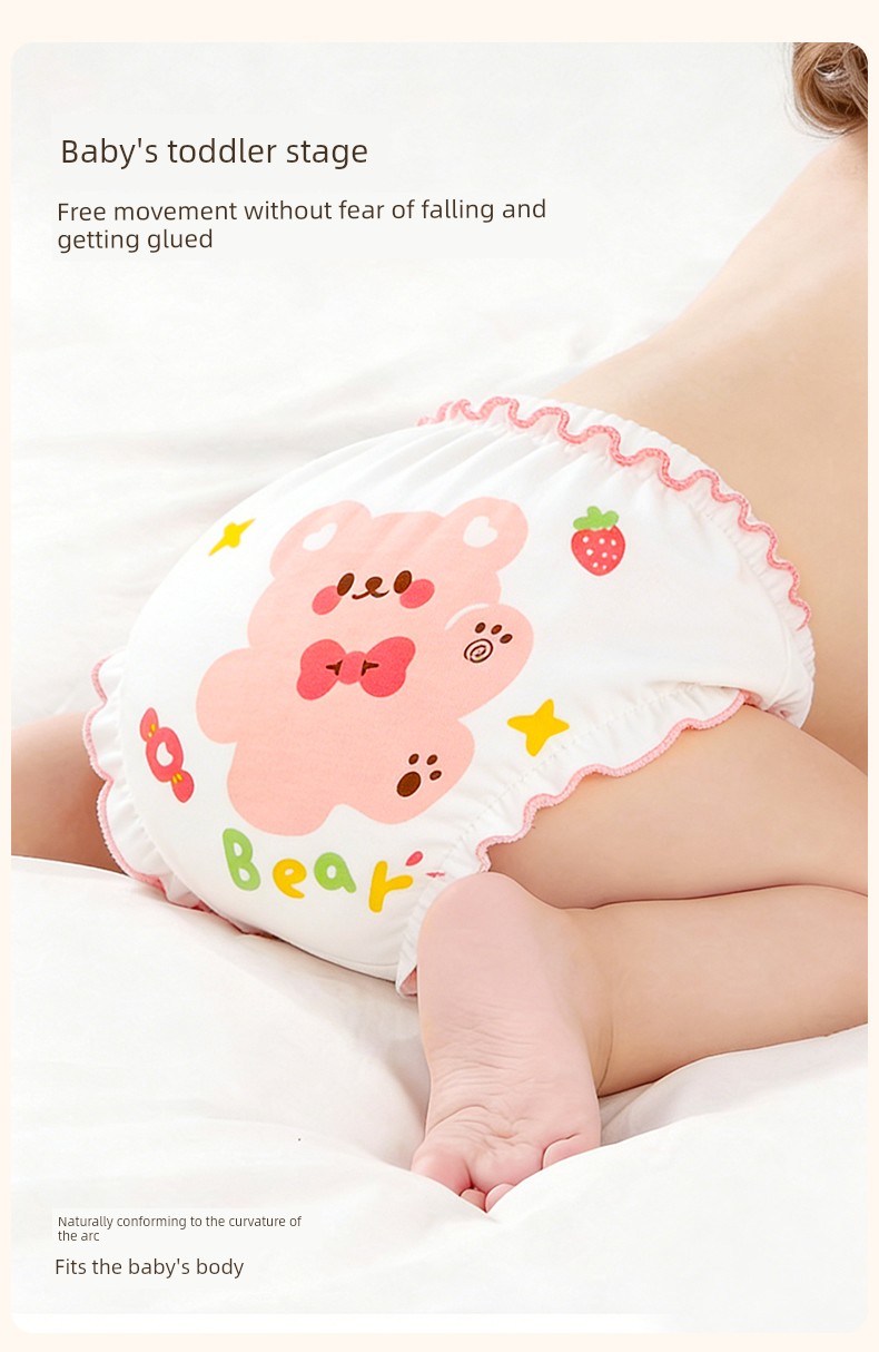 Girls' Baby Triangle Cotton Underwear — 5