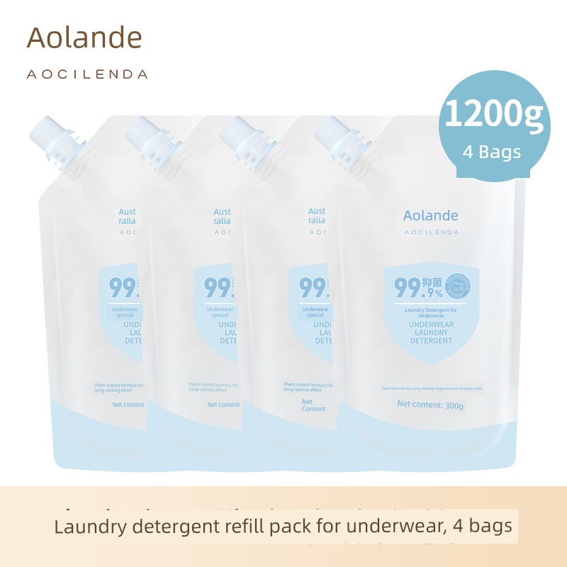 Aulandai Pregnancy Preparation Underwear Laundry Detergent for Women's Underwear and Panties, Removes Blood Stains and Dirt, Antibacterial Cleaning Liquid — 4