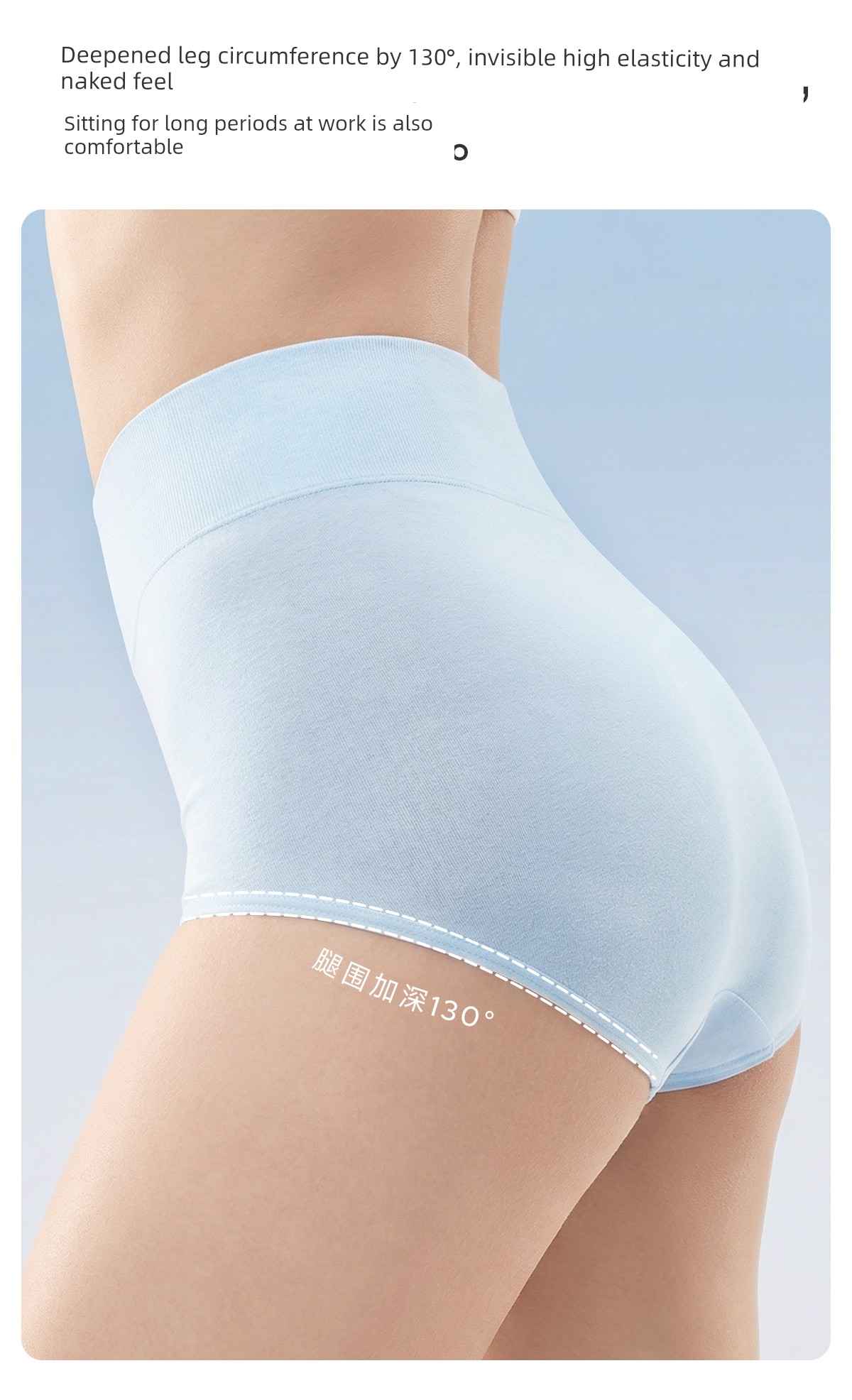 Jq Jingqi Postpartum High-Waisted Cotton Panties, Non-Abrasive, Extended Crotch, Tummy Control, Specially Designed for Cesarean Section during the — 22