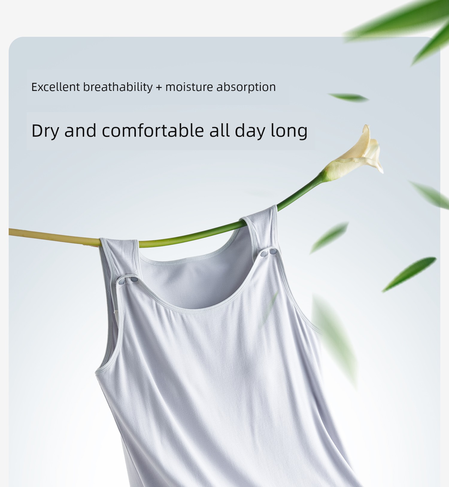 Breastfeeding Vest, Suspender Pajamas, Summer Thin Style, Special for Postpartum Breastfeeding, No Need to Wear Underwear, Bra, Can Be Used for — 23