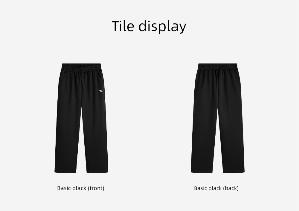 Anta Kidsren's Clothing Boys' Pants Spring and Autumn Quick-Drying Long Pants 2026 New Autumn Sweatpants Youth Sports Pants — 34