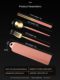 316 stainless steel chopsticks and spoon set portable tableware three-piece set for fork single student cute storage box