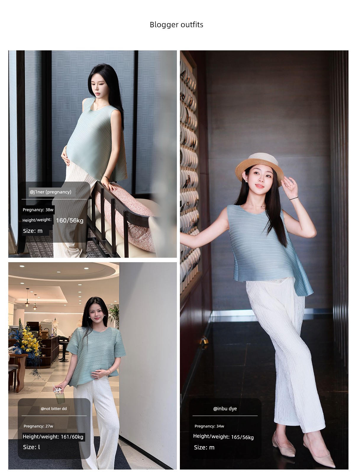 Sellynear Maternity T-Shirt Summer New Fashion Loose Sleeveless Irregular Pleated Maternity Workwear Top — 5