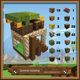 8mm small particles Minecraft magnetic square educational toys creative Children's Day gift building block house