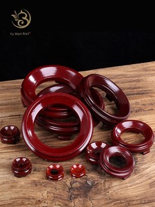Solid Wood Tray Hand Toy Crafts Base Decoration Big Gourd