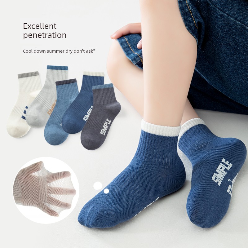 Summer Mesh Youth Boy Sports Stink Prevent Socks — 2