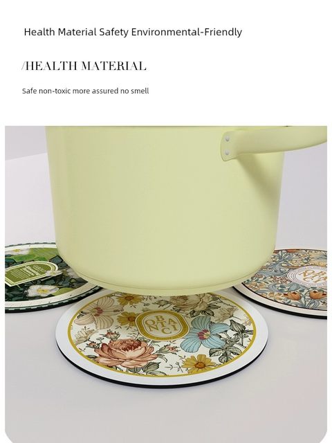 Large-sized thermal insulation pad place mat pot cup bowl mat high-end dish casserole anti-scalding dining table mat home use high temperature resistance