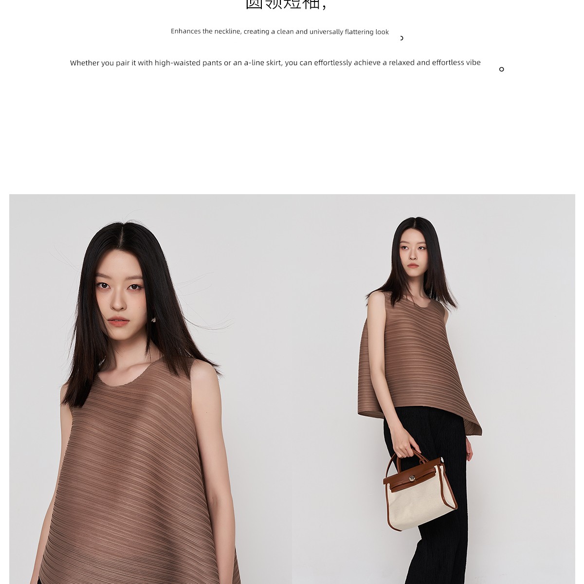 Sellynear Maternity T-Shirt Summer New Fashion Loose Sleeveless Irregular Pleated Maternity Workwear Top — 20